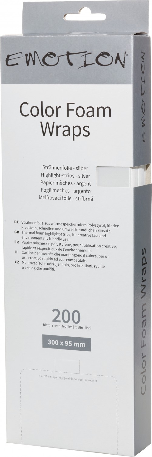  Efalock Emotion Color Foam Wraps 30 cm Argent 