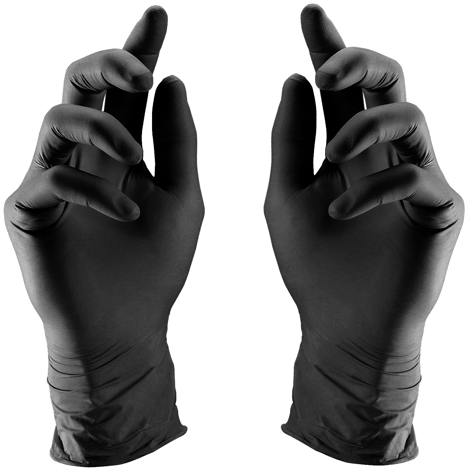 Ulith Gants jetables en nitrile noir - taille M 