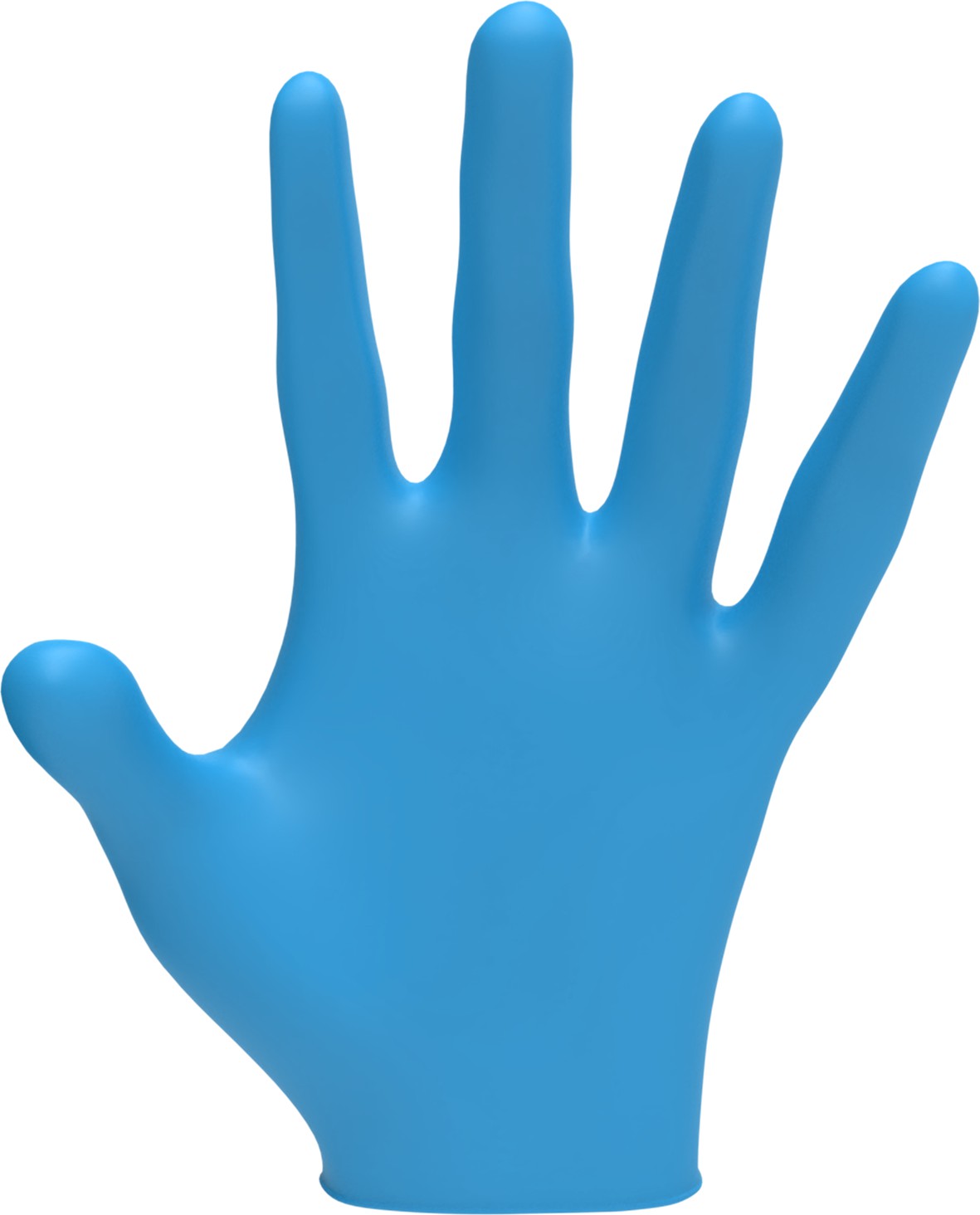  L3VEL3 Gants en nitrile M Bleu 
