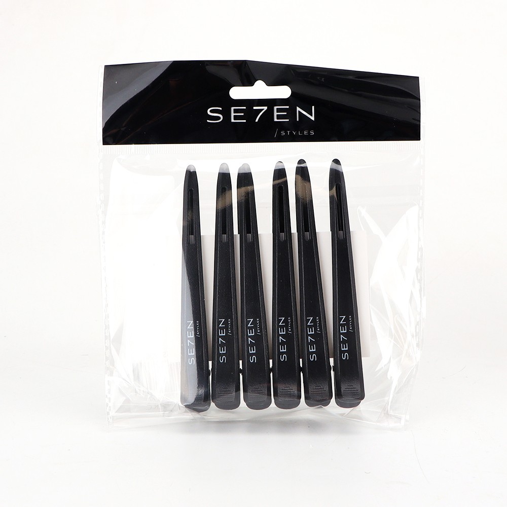  Se7en Styles Silicon Clips Black 