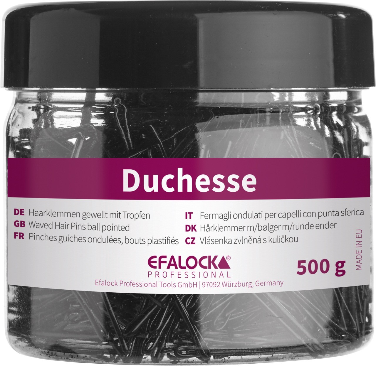  Efalock Duchesse 5 cm Noir 500 g 