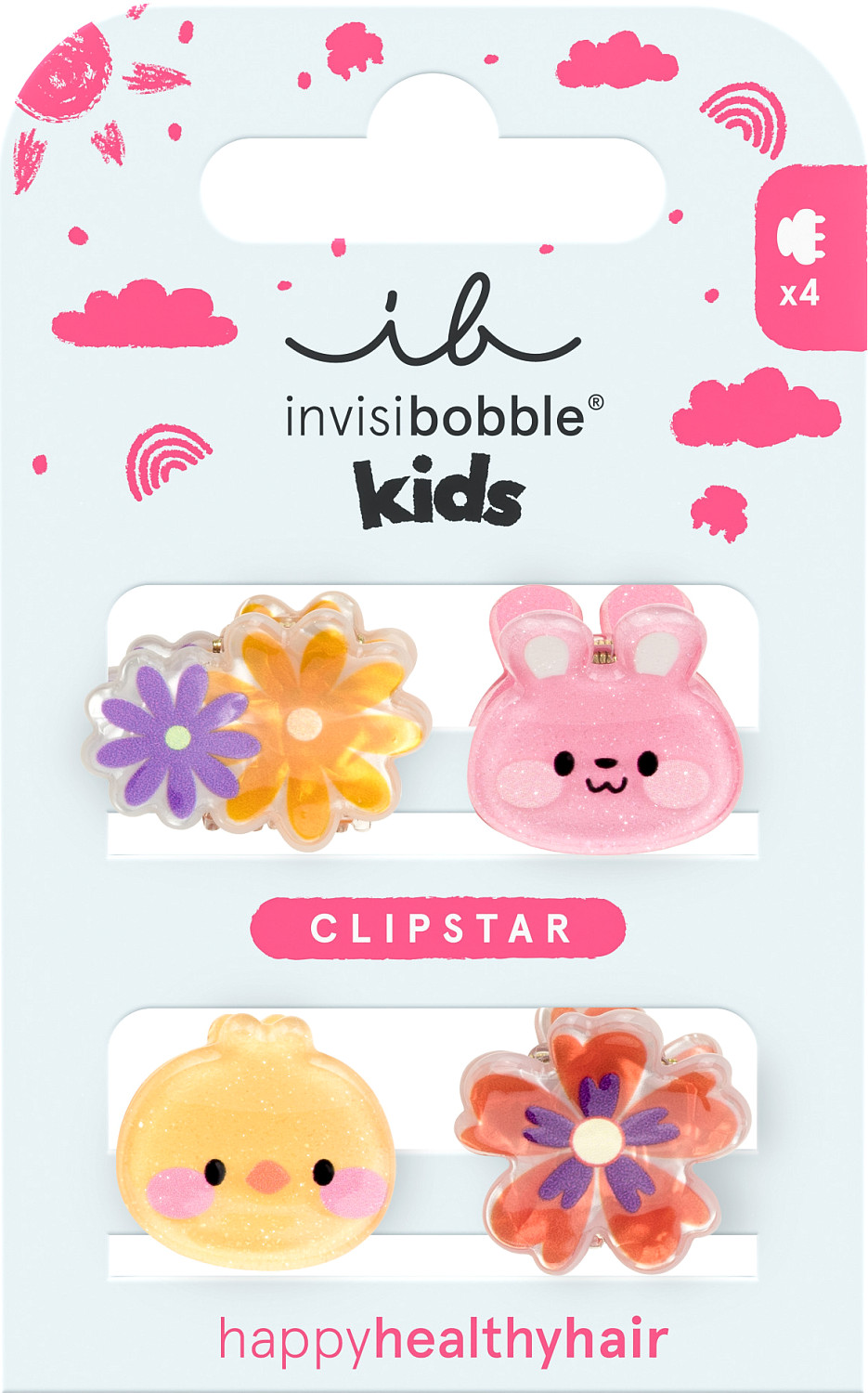  invisibobble Clipstar Glow Bloom Kids 