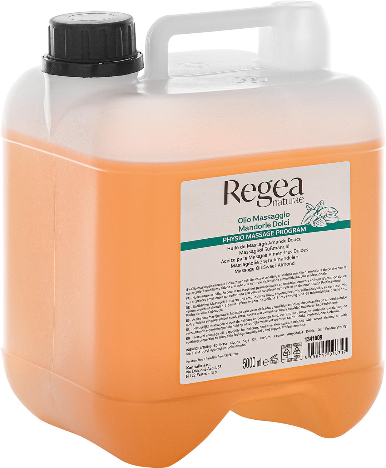  XanitaliaPro Regea Huile de Massage Amande Douce 5000 ml 